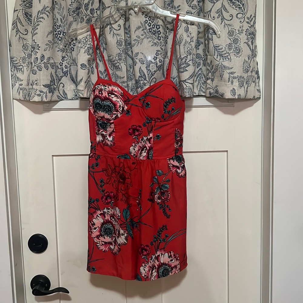 Floral romper size S